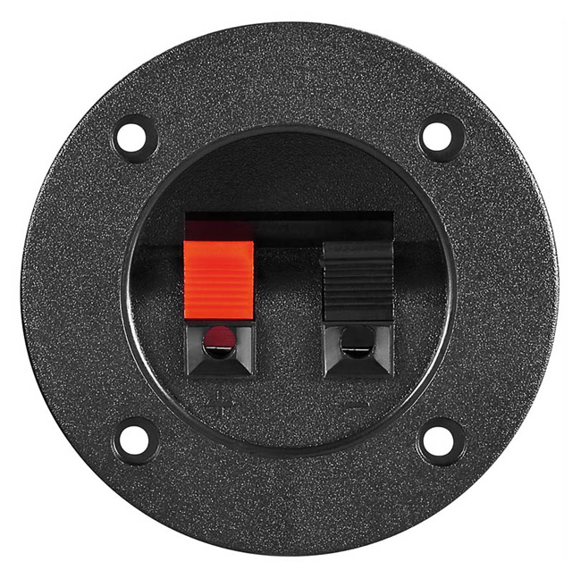 POWERTECH τερματικό ηχείου CAB-V037, Φ75mm, μαύρο 1 POWERTECH τερματικό ηχείου CAB-V037