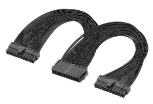 POWERTECH καλώδιο μητρικής 24pin σε 2x 24pin CAB-W052