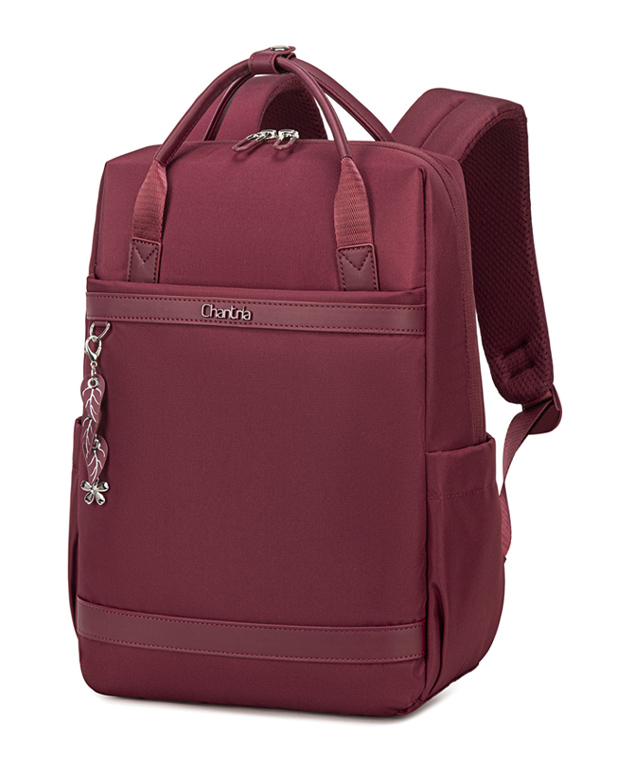 CHANTRIA γυναικεία τσάντα πλάτης CB00639 με θήκη laptop 14", 12.5L, κόκκινη 1 CHANTRIA γυναικεία τσάντα πλάτης CB00639 με θήκη laptop 14"