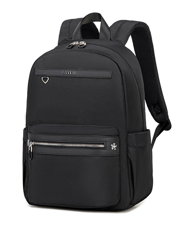 CHANTRIA γυναικεία τσάντα πλάτης CB00649 με θήκη laptop 14", 14.3L, μαύρη 1 CHANTRIA γυναικεία τσάντα πλάτης CB00649 με θήκη laptop 14"