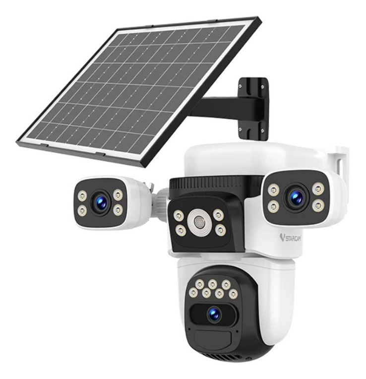 VSTARCAM smart ηλιακή κάμερα CB621SR, triple lens, 2MP, WiFi, SD, PTZ, IP66 1 VSTARCAM smart ηλιακή κάμερα CB621SR