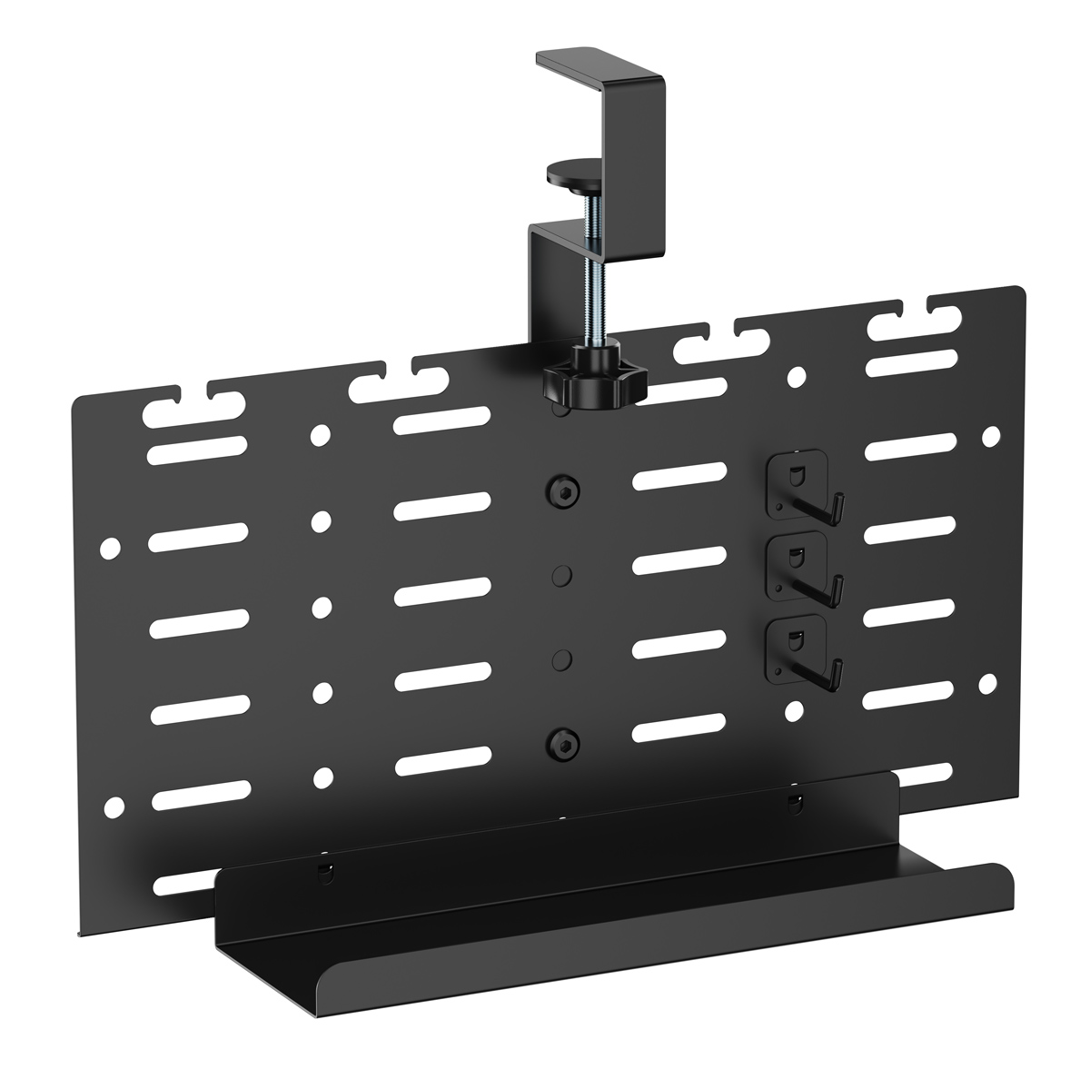 BRATECK cable management γραφείου CC11-20-1, μεταλλικό, 384x63x307mm, μαύρο 1 BRATECK cable management γραφείου CC11-20-1