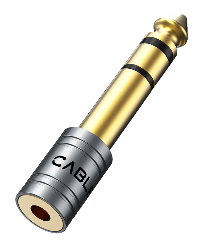 CABLETIME αντάπτορας ήχου 6.3mm σε 3.5mm CT-6M3F-AG, gold plated, γκρι 1 CABLETIME αντάπτορας ήχου 6.3mm σε 3.5mm CT-6M3F-AG