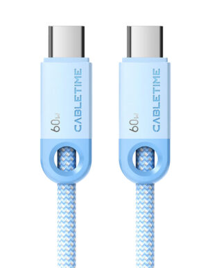 CABLETIME καλώδιο USB-C CT-CM60-PBL
