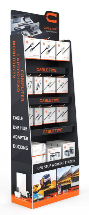 CABLETIME stand προβολής CT-STAND-BIG με γάντζους