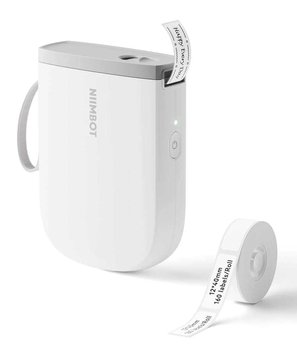 NIIMBOT smart θερμικός εκτυπωτής ετικετών D11-H, 300dpi, Bluetooth, λευκός 1 NIIMBOT smart θερμικός εκτυπωτής ετικετών D11-H