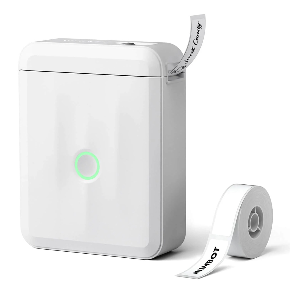 NIIMBOT smart θερμικός εκτυπωτής ετικετών D110-M, 203dpi, Bluetooth, λευκός 1 NIIMBOT smart θερμικός εκτυπωτής ετικετών D110-M