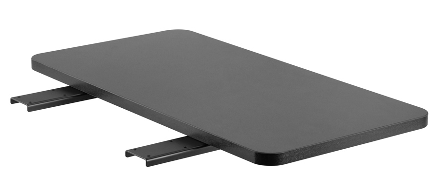 BRATECK ράφι γραφείου DET-4, ξύλινο, 600x409x30mm, 20kg, μαύρο 1 BRATECK ράφι γραφείου DET-4