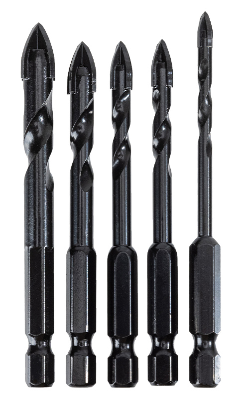 DELI σετ τρυπάνια DH-CZZ005-ED2 για γυαλί, 40Cr YG6X, 4/5/6/8/10mm, εξάγωνο, 5τμχ 1 DELI σετ τρυπάνια DH-CZZ005-ED2 για γυαλί