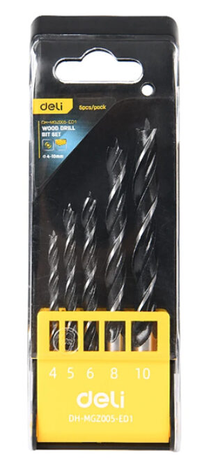 DELI σετ τρυπάνια DH-MGZ005-ED1 για ξύλο