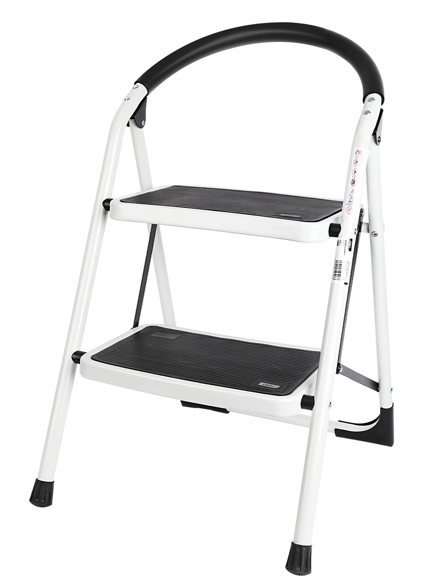 DELI σκάλα σιδήρου DL509012 με 2 σκαλοπάτια, 46cm, 150kg 1 DELI σκάλα σιδήρου DL509012 με 2 σκαλοπάτια