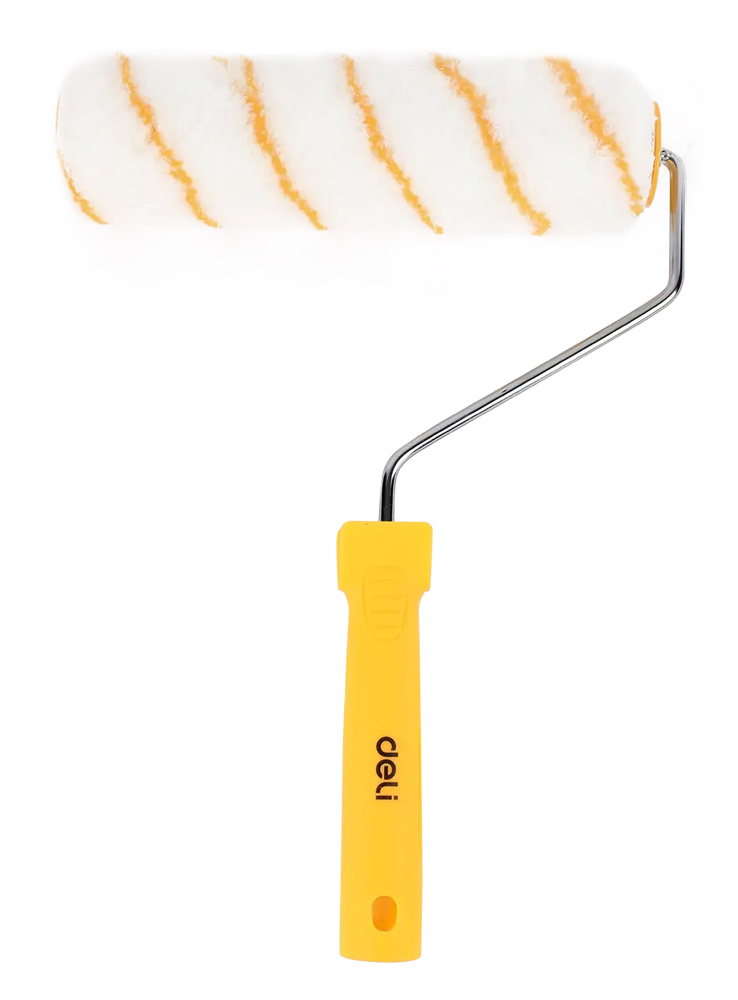 DELI ρολό βαφής τοίχου DL509619 με λαβή, ακρυλικό, 12mm, 230mm 1 DELI ρολό βαφής τοίχου DL509619 με λαβή