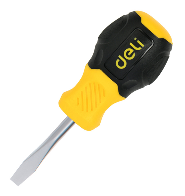 DELI κατσαβίδι ίσιο DL6360381N με αντιολισθητική λαβή, μαγνητικό, 6x38mm 1 DELI κατσαβίδι ίσιο DL6360381N με αντιολισθητική λαβή