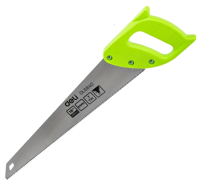 DELI πριόνι ξύλου DL6840, 400mm, 7 TPI 1 DELI πριόνι ξύλου DL6840