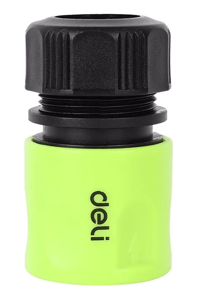 DELI ταχυσύνδεσμος για λάστιχο DL8793 με water stop, 1/2", πράσινος 1 DELI ταχυσύνδεσμος για λάστιχο DL8793 με water stop