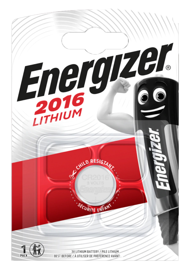 ENERGIZER μπαταρία λιθίου CR2016, 3V, 1τμχ 1 ENERGIZER μπαταρία λιθίου CR2016