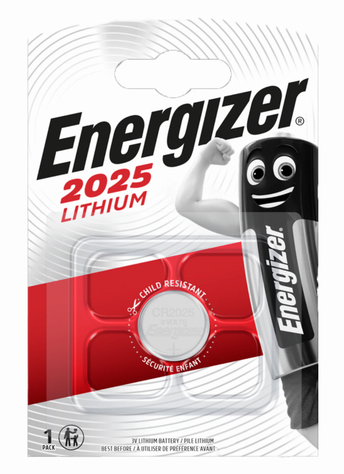 ENERGIZER μπαταρία λιθίου CR2025, 3V, 1τμχ 1 ENERGIZER μπαταρία λιθίου CR2025