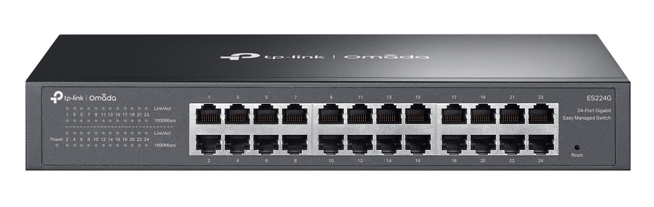 TP-LINK easy managed switch ES224G, 24x Gigabit θύρες, V1.0 1 TP-LINK easy managed switch ES224G