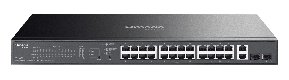 TP-LINK easy managed switch ES228GP, 28x Gigabit θύρες, PoE+, V1.0 1 TP-LINK easy managed switch ES228GP