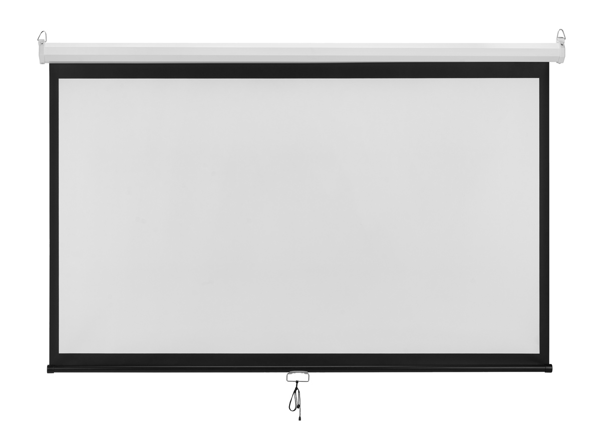 BRATECK οθόνη προβολής projector τοίχου/οροφής ESBA100, 221x124cm, 16:9/100", πτυσσόμενη 1 BRATECK οθόνη προβολής projector τοίχου/οροφής ESBA100