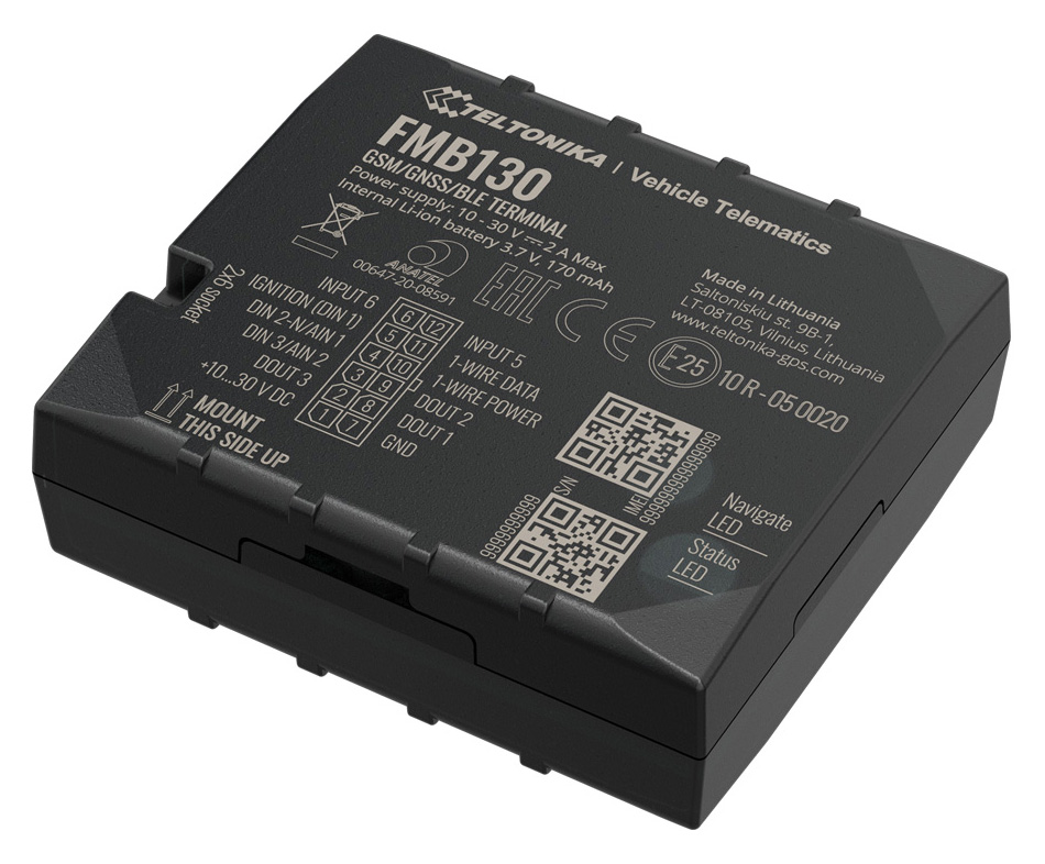 TELTONIKA GPS Tracker αυτοκινήτου FMB130, GSM/GPRS/GNSS, Bluetooth 1 TELTONIKA GPS Tracker αυτοκινήτου FMB130