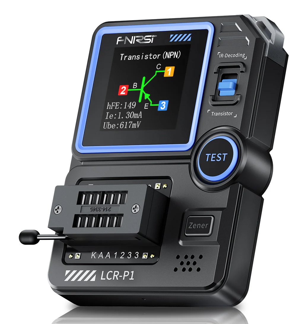 FNIRSI transistor tester LCR-P1, επαναφορτιζόμενο 1 FNIRSI transistor tester LCR-P1