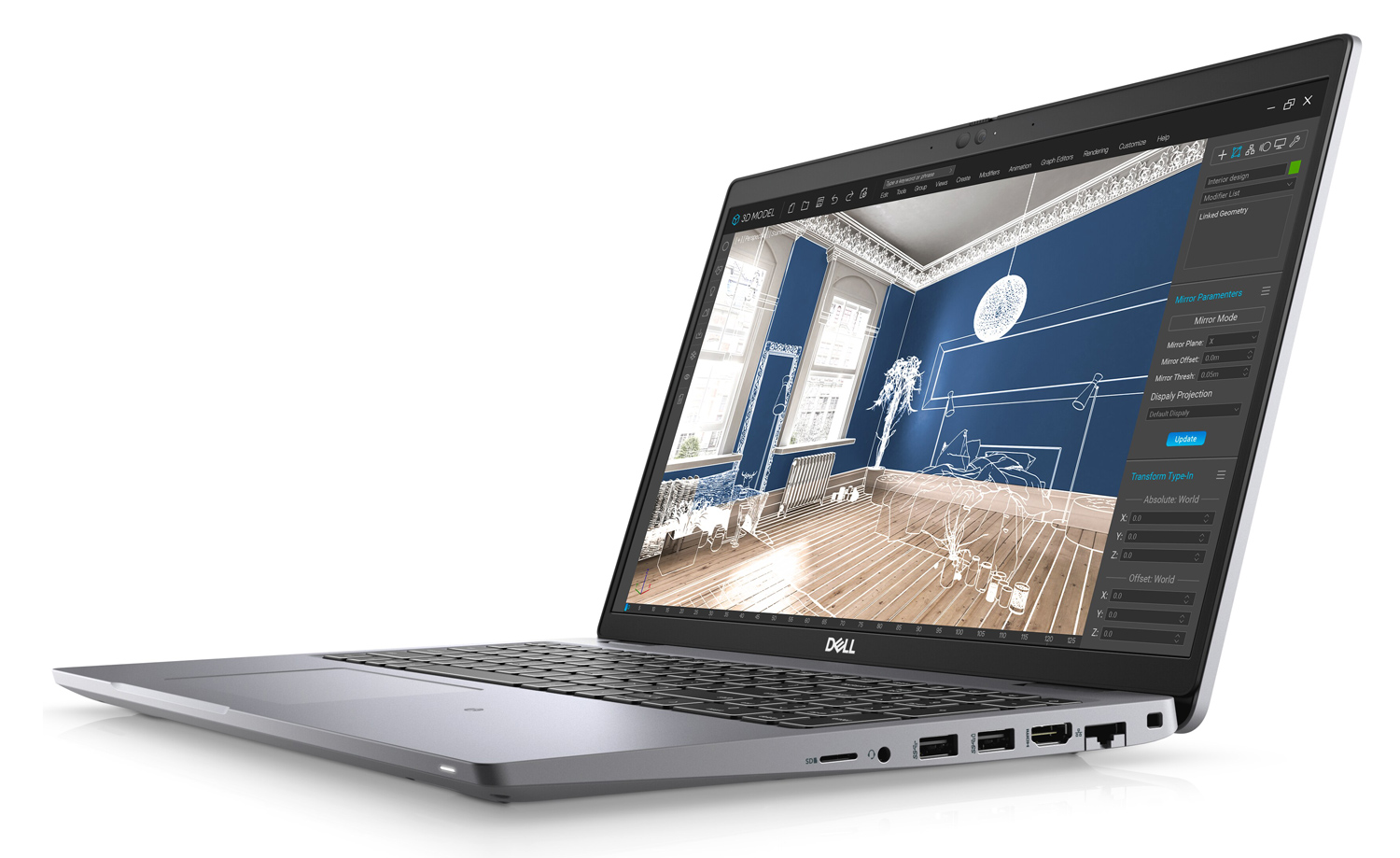 DELL Laptop Precision 3560, Factory Refurbished Grade A, i7-1165G7, 16/512GB SSD, 15.3", Cam, Intel Integrated Graphics, Windows 11 Pro 1 DELL Laptop Precision 3560