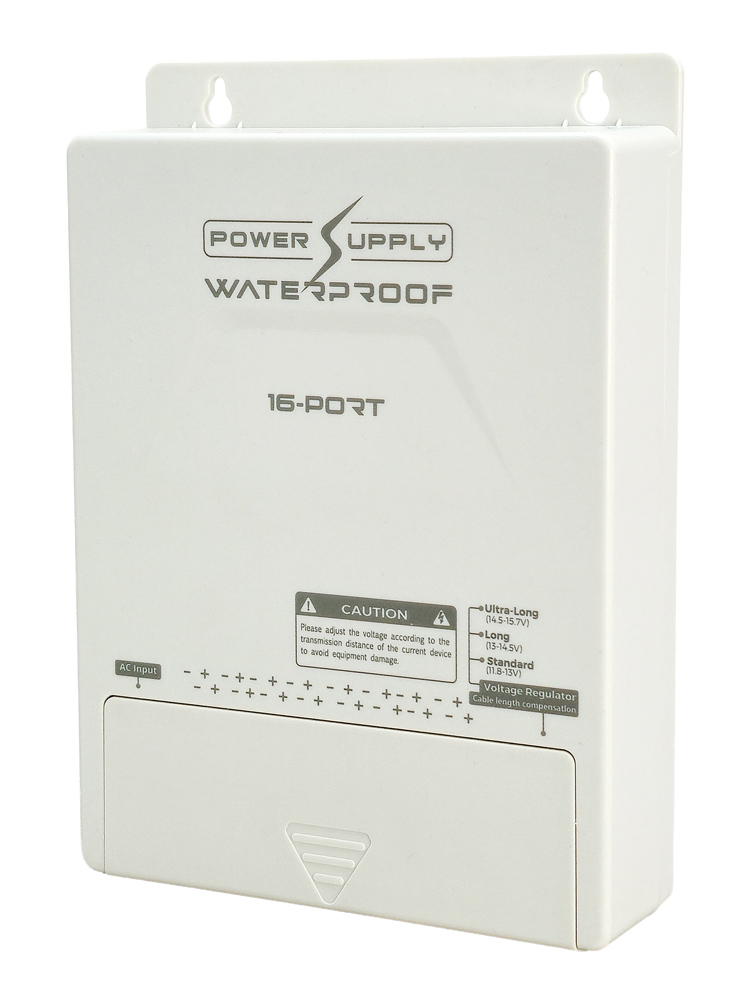 FOLKSAFE τροφοδοτικό συστημάτων CCTV FS-DC121608W, 16 εξόδων, 12V/8A, αδιάβροχο IP65 1 FOLKSAFE τροφοδοτικό συστημάτων CCTV FS-DC121608W