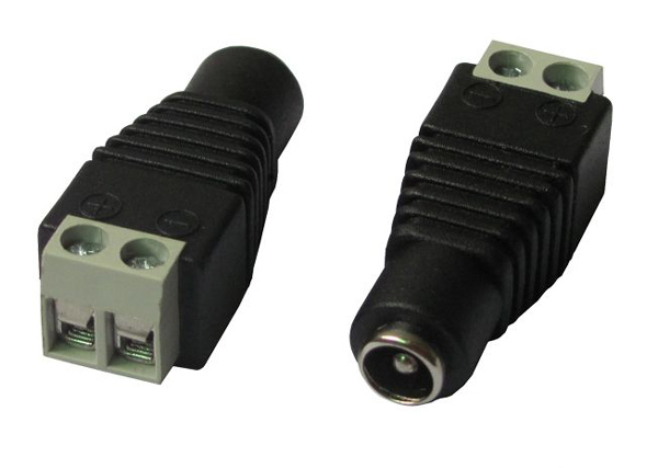 FOLKSAFE βύσμα τροφοδοσίας DC θηλυκό DCFC, 5.5x2.1mm, σε κλέμα, 5τμχ 1 FOLKSAFE βύσμα τροφοδοσίας DC θηλυκό DCFC