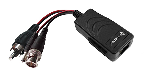 FOLKSAFE video & power balun transmitter FS-HD4301VPA, 4K, audio, RJ45 1 FOLKSAFE video & power balun transmitter FS-HD4301VPA
