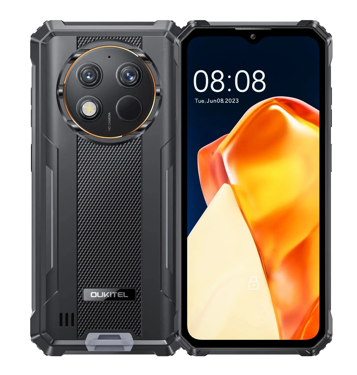 OUKITEL smartphone G1, 6.52", 6/256GB, 10600mAh, IP68/IP69K/MIL-STD-810H, μαύρο 1 OUKITEL smartphone G1