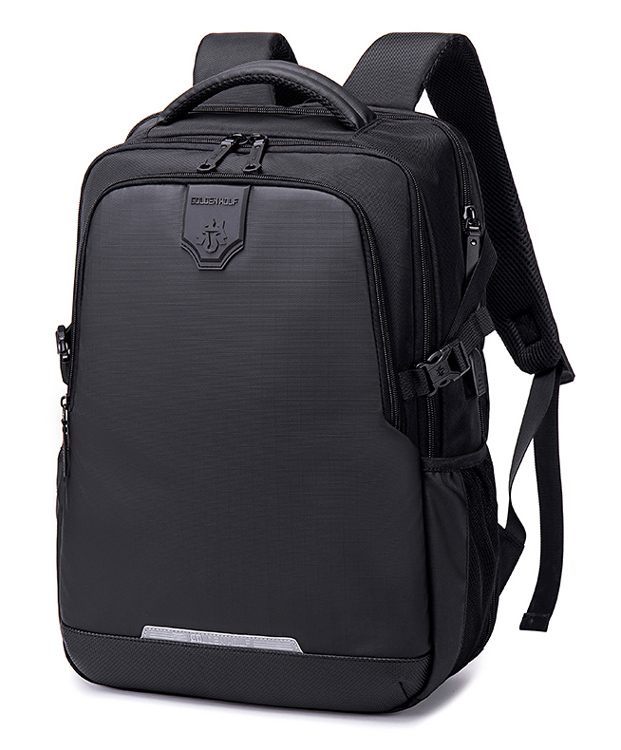 GOLDEN WOLF τσάντα πλάτης GB00444, με θήκη laptop 15.6", 23L, μαύρη 1 GOLDEN WOLF τσάντα πλάτης GB00444