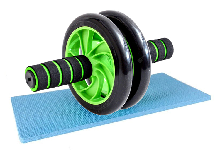 Ρόδα κοιλιακών AB Wheel GYM-0001, μαύρο-πράσινο 1 Ρόδα κοιλιακών AB Wheel GYM-0001