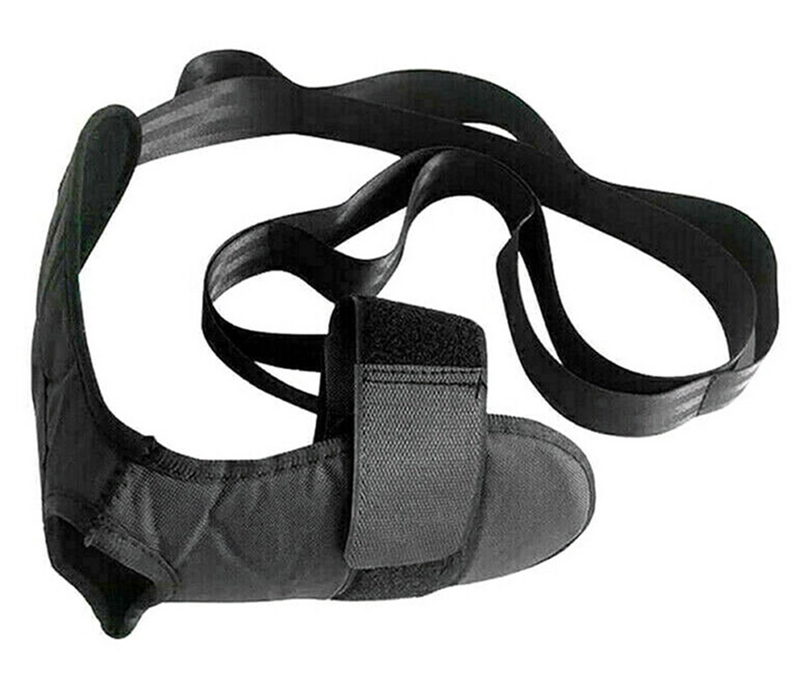 Ελαστικός ιμάντας για ασκήσεις Pilates/Yoga GYM-0022, 110cm, μαύρος 1 Ελαστικός ιμάντας για ασκήσεις Pilates/Yoga GYM-0022