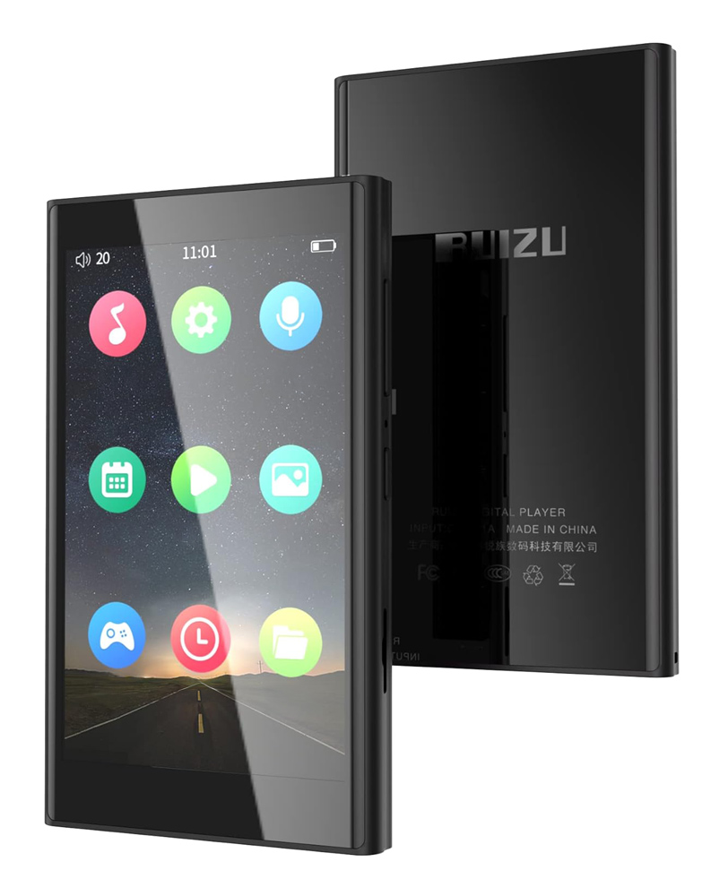 RUIZU MP3 player H10 με οθόνη αφής 3.8", 16GB, Bluetooth, μαύρο 1 RUIZU MP3 player H10 με οθόνη αφής 3.8"