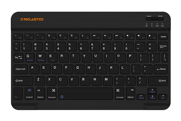 TECLAST ασύρματο πληκτρολόγιο K10, Bluetooth, 25x15cm, μαύρο 1 TECLAST ασύρματο πληκτρολόγιο K10