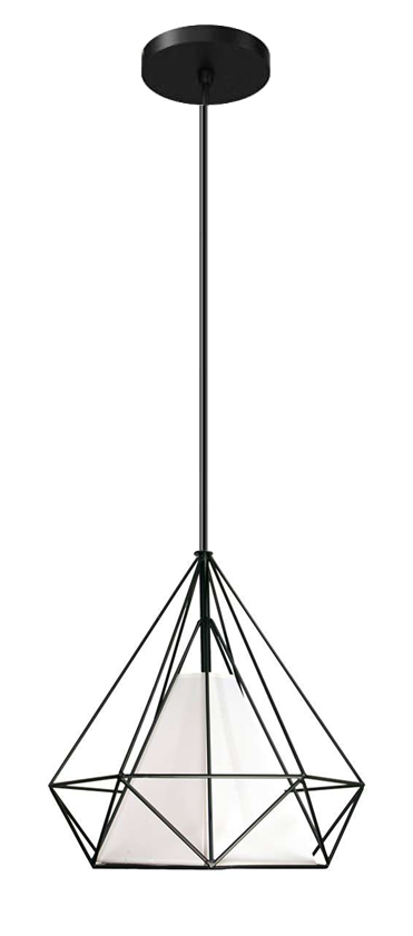 POWERTECH φωτιστικό οροφής HLL-0005, E27, Φ27, μεταλλικό, λευκό-μαύρο 1 POWERTECH φωτιστικό οροφής HLL-0005