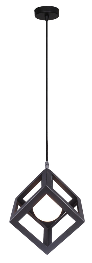 POWERTECH φωτιστικό οροφής HLL-0011, E27, 16x16x16cm, μεταλλικό, μαύρο 1 POWERTECH φωτιστικό οροφής HLL-0011