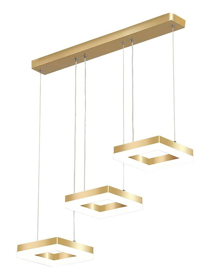 POWERTECH LED φωτιστικό οροφής HLL-0101, 35W, 4000K, 70x120cm, χρυσό 1 POWERTECH LED φωτιστικό οροφής HLL-0101