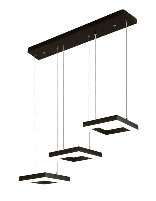 POWERTECH LED φωτιστικό οροφής HLL-0103, 35W, 4000K, 70x120cm, μαύρο 1 POWERTECH LED φωτιστικό οροφής HLL-0103