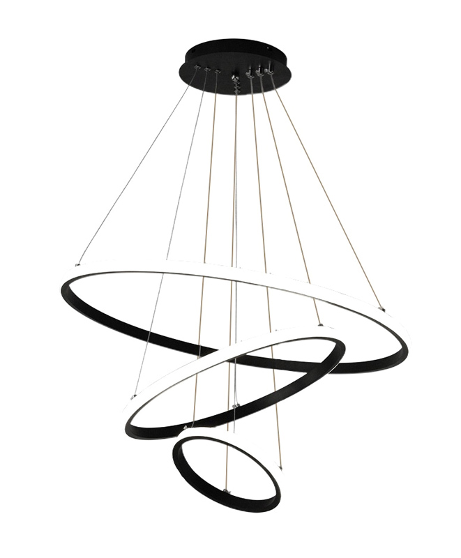POWERTECH LED φωτιστικό οροφής HLL-0105, 44W, 4000K, 60x60cm, μαύρο 1 POWERTECH LED φωτιστικό οροφής HLL-0105