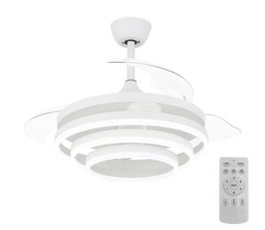 POWERTECH ανεμιστήρας οροφής HLL-0112 με LED φως
