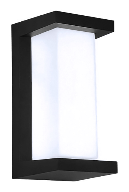POWERTECH LED φωτιστικό τοίχου HLL-0166, 12W, 4000K, 960lm, IP65, μεταλλικό, μαύρο 1 POWERTECH LED φωτιστικό τοίχου HLL-0166