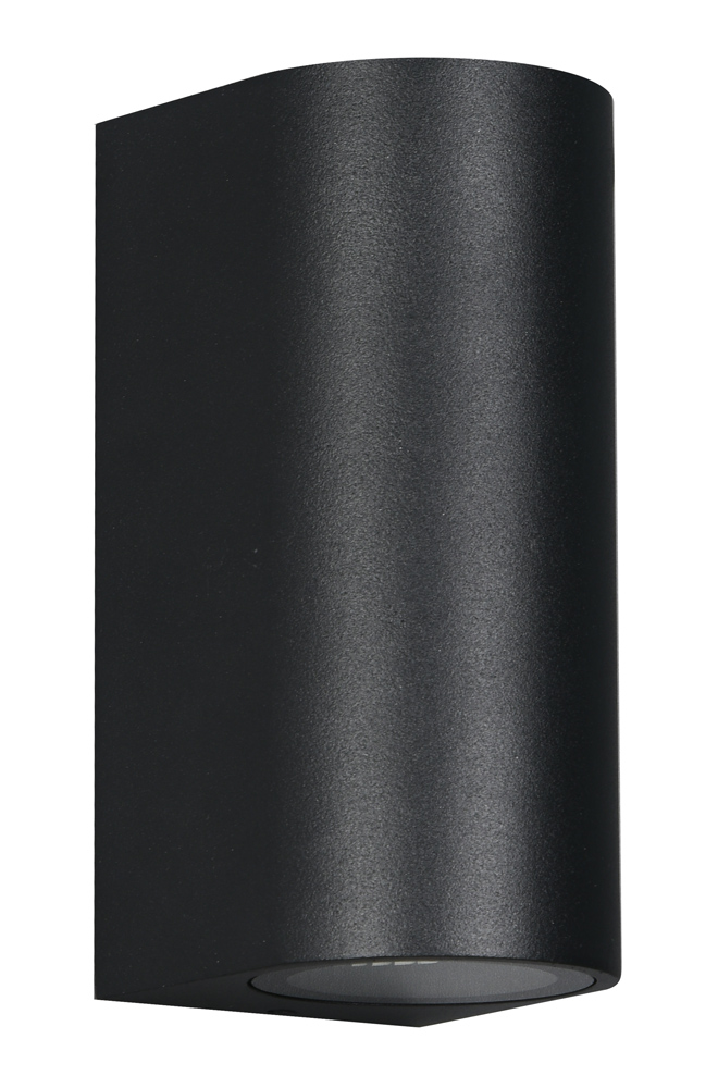 POWERTECH φωτιστικό τοίχου HLL-0188 για 2x GU10 λάμπες, μεταλλικό, IP65, μαύρο 1 POWERTECH φωτιστικό τοίχου HLL-0188 για 2x GU10 λάμπες