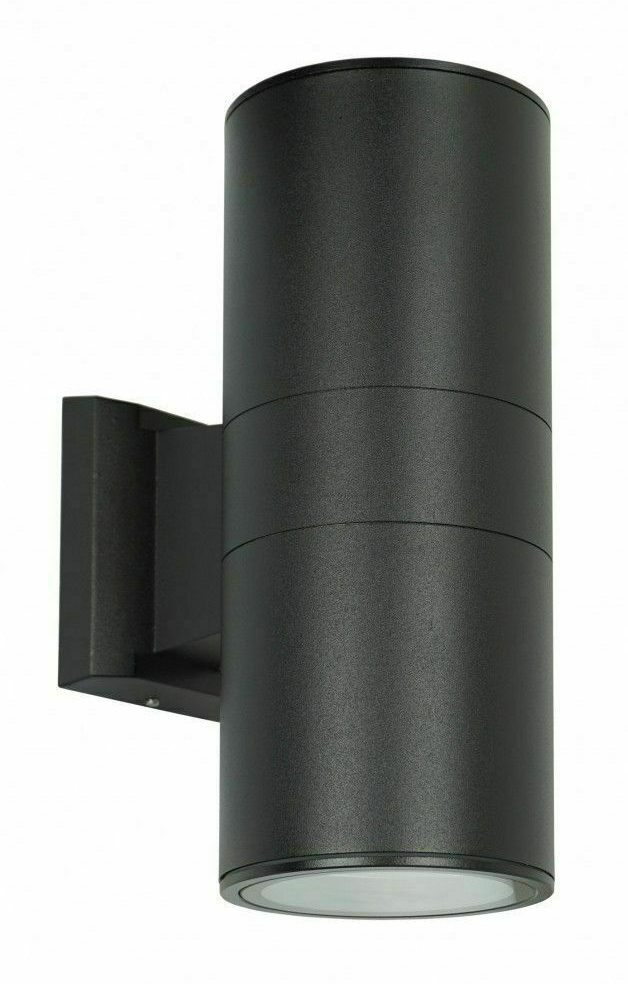POWERTECH φωτιστικό τοίχου HLL-0190 για 2x GU10 λάμπες, μεταλλικό, IP65, μαύρο 1 POWERTECH φωτιστικό τοίχου HLL-0190 για 2x GU10 λάμπες