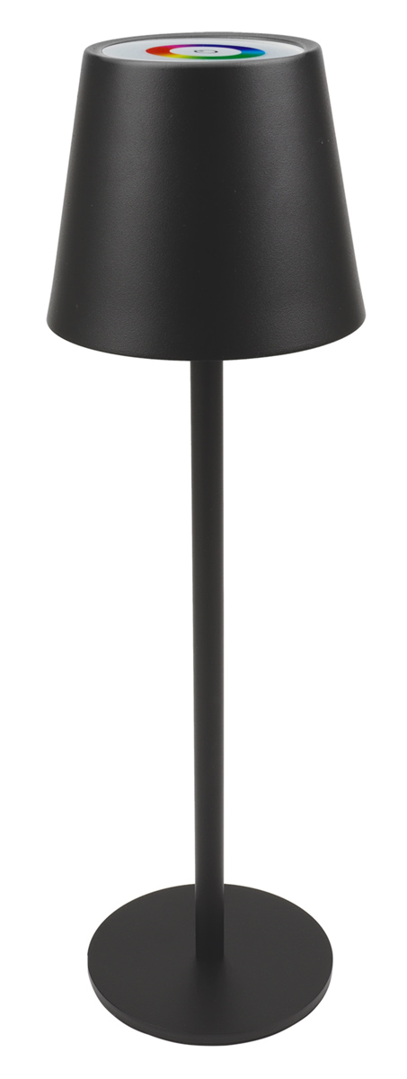 POWERTECH LED επιτραπέζιο φωτιστικό HLL-0195, RGB, ρυθμιζόμενο, επαναφορτιζόμενο, μαύρο 1 POWERTECH LED επιτραπέζιο φωτιστικό HLL-0195