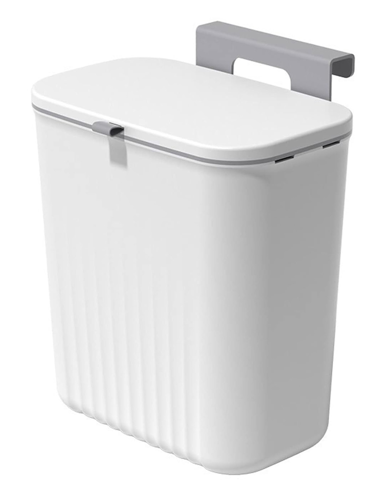 HOME USE κάδος απορριμμάτων HUH-0151, 9lt, 26x16x29cm, λευκός 1 HOME USE κάδος απορριμμάτων HUH-0151