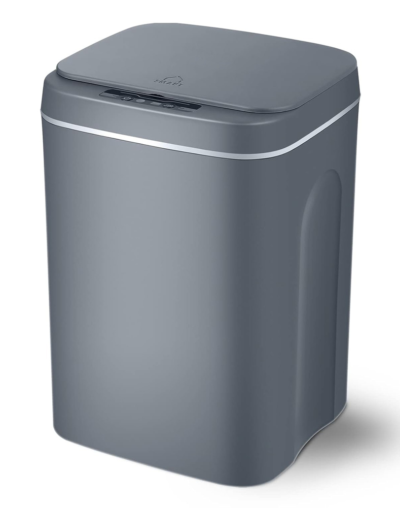 HOME USE κάδος απορριμμάτων HUH-0190 με φωτοκύτταρο, 14lt, γκρι 1 HOME USE κάδος απορριμμάτων HUH-0190 με φωτοκύτταρο