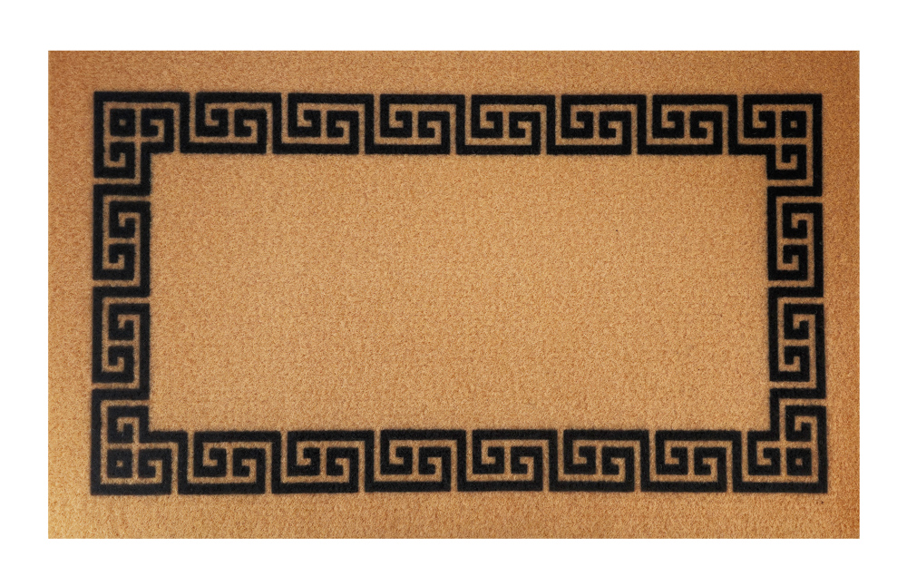 HOME USE πατάκι εισόδου HUH-0206, αντιολισθητικό, 75x45cm, 8mm πάχος, καφέ 1 HOME USE πατάκι εισόδου HUH-0206