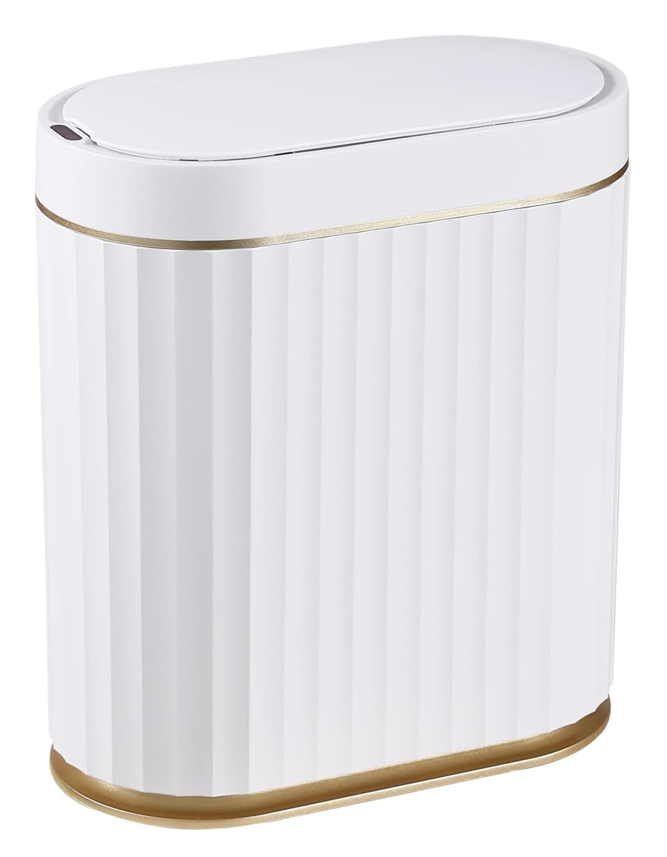 HOME USE κάδος απορριμμάτων HUH-0226 με φωτοκύτταρο, 7lt, λευκός 1 HOME USE κάδος απορριμμάτων HUH-0226 με φωτοκύτταρο